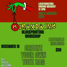 Blockprinting Workshop