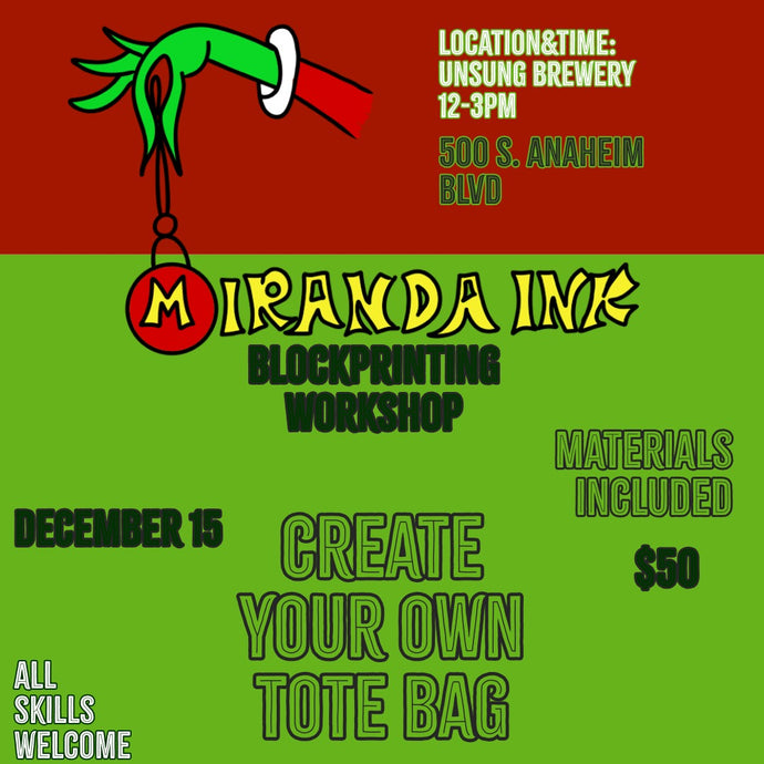 Blockprinting Workshop