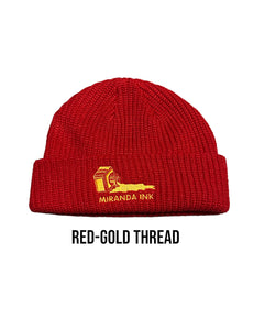 Ink Spill Beanie (fisherman style)